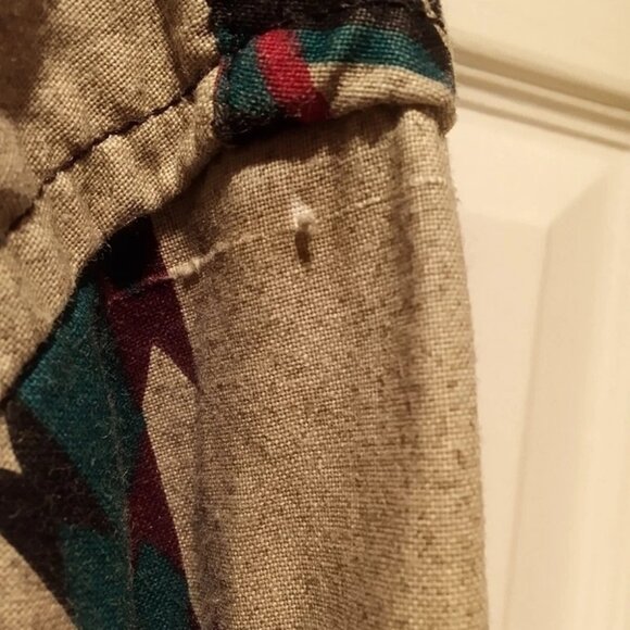 Vintage Wrangler Large Pearl Snap Southwestern Shirt - Picture 3 of 10